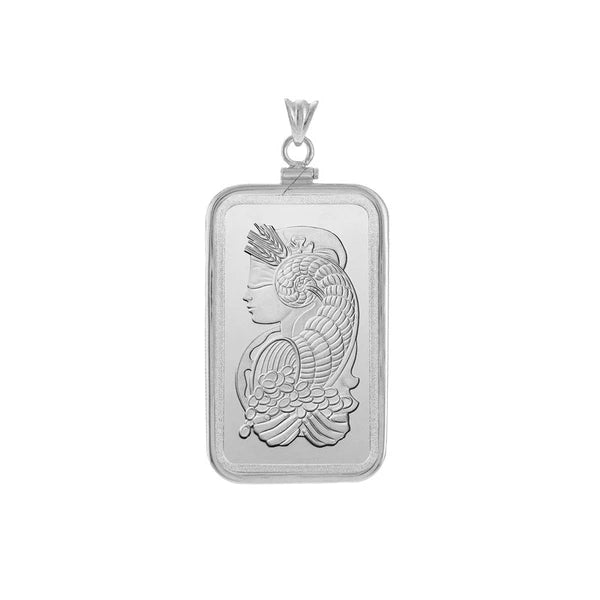 Pamp Suisse Lady FortuN/A 1 Oz Silver Coin Bezel
