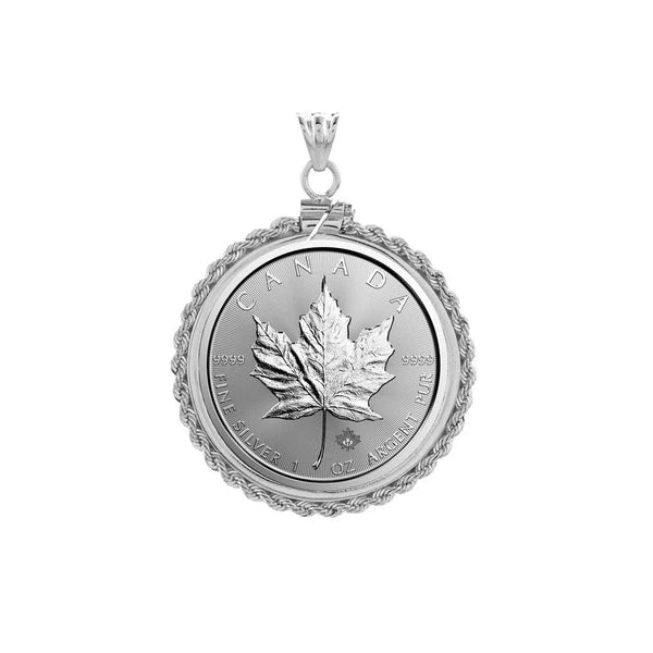 CaN/Adian Maple Leaf 1 Oz Silver Coin Bezel