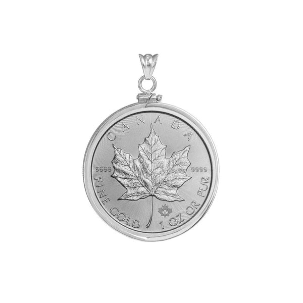 CaN/Adian Maple Leaf 1 Oz Silver Plain Coin Bezel