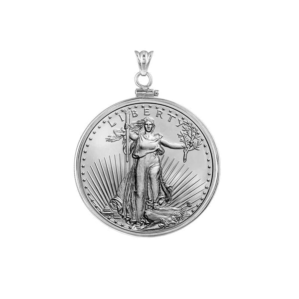 American Eagle 1 Oz Silver Plain Coin Bezel