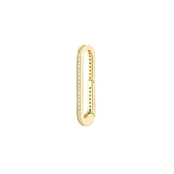 1/5tcw Diamond Paper Clip Push Lock