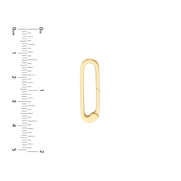 1/5tcw Diamond Paper Clip Push Lock