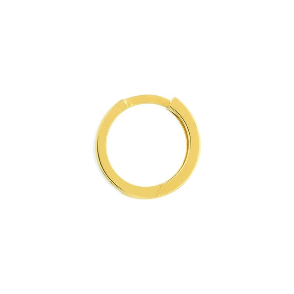 White EN/Amel Baby Hoop Earrings
