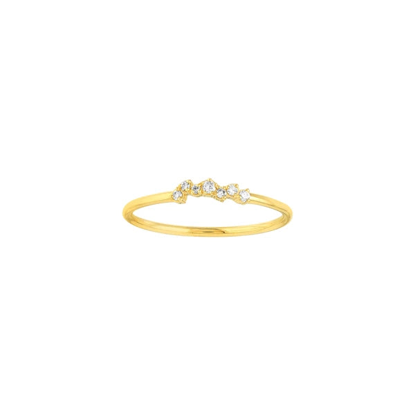 Fancy Diamond Cluster Ring