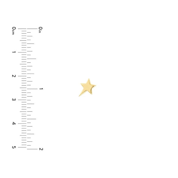 Shooting Star Micro Stud Earrings