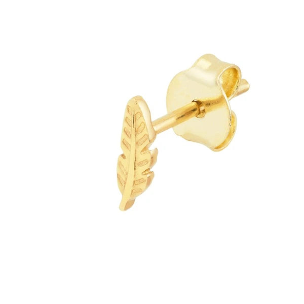 Feather Baby Stud Earrings