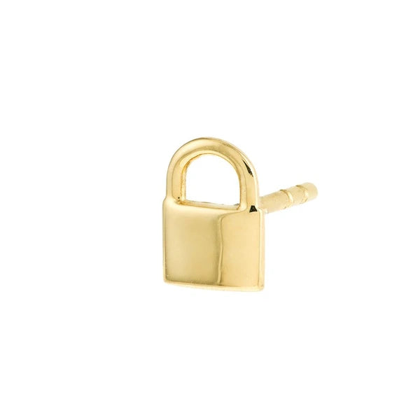 Padlock Design Baby Stud Earrings