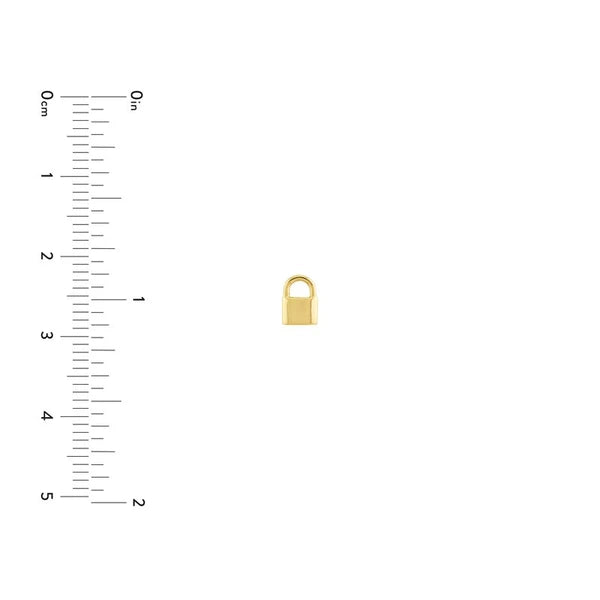 Padlock Design Baby Stud Earrings