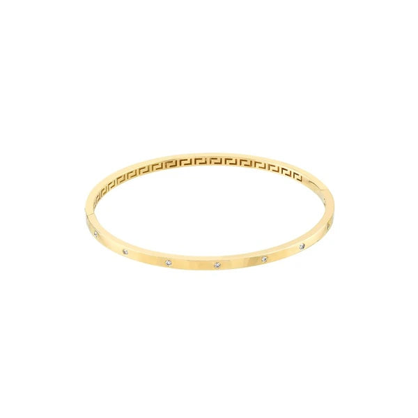 Diamond Square Tube Bangle
