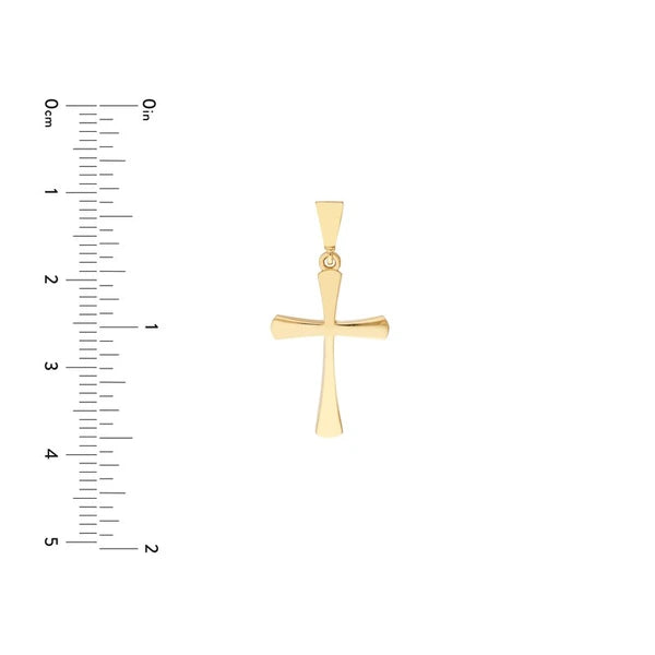 High Polished Cross Pendant
