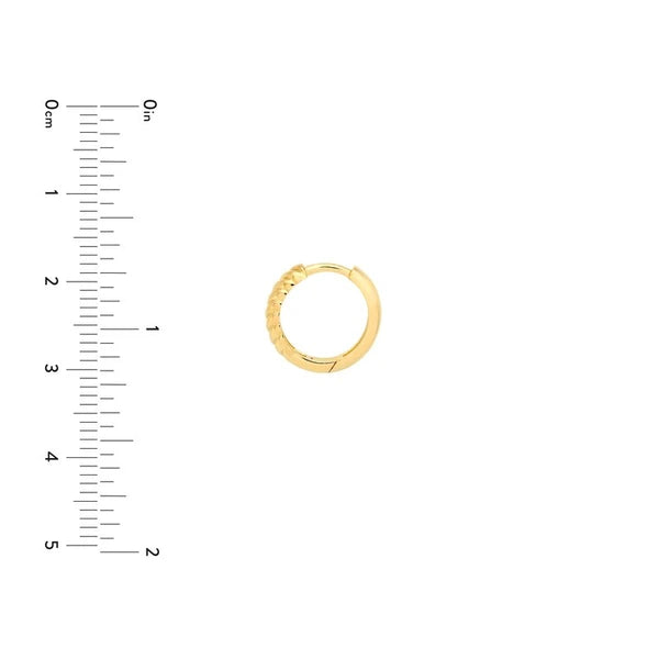 3x13mm 1/2 Twisted Hinge Hoops