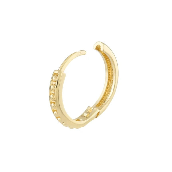 Channel Beads Hoops