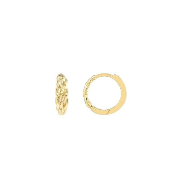 Basket Weave Hoops