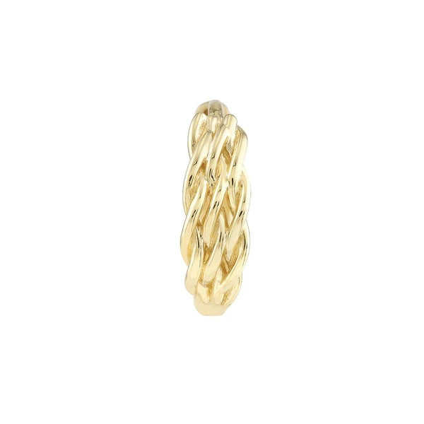 Basket Weave Hoops