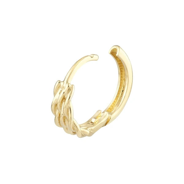 Basket Weave Hoops