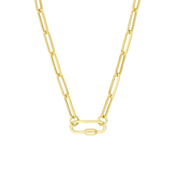 Oval Clasp Twist Lock