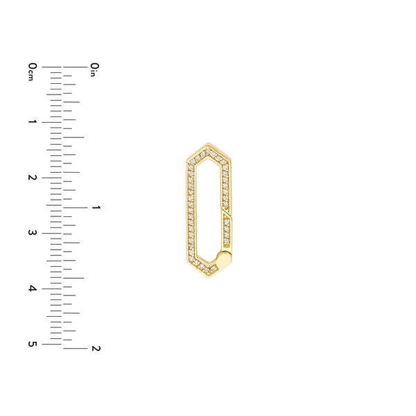 Diamond Elongaged Hexagon Push Lock