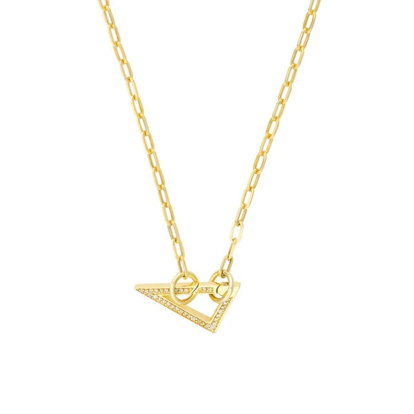 Diamond Triangle Push Lock