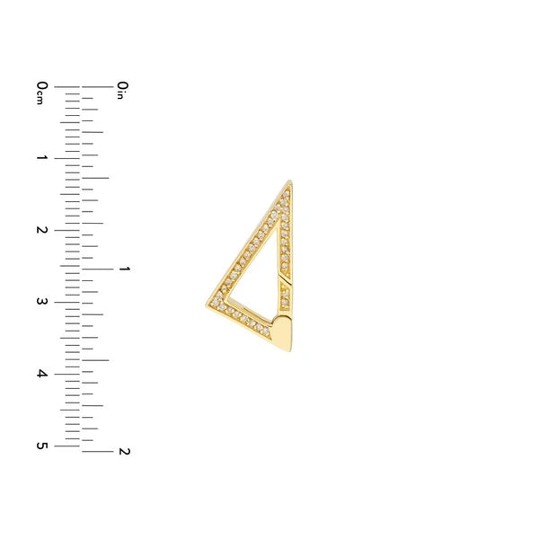Diamond Triangle Push Lock
