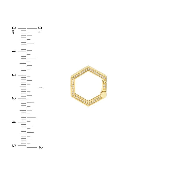 Diamond Hexagon Push Lock