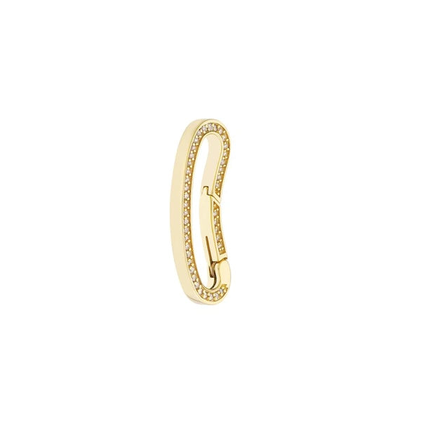 Diamond Bean Shape Push Lock
