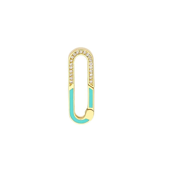 50/50 Diamond + Turq EN/Amel Push Lock