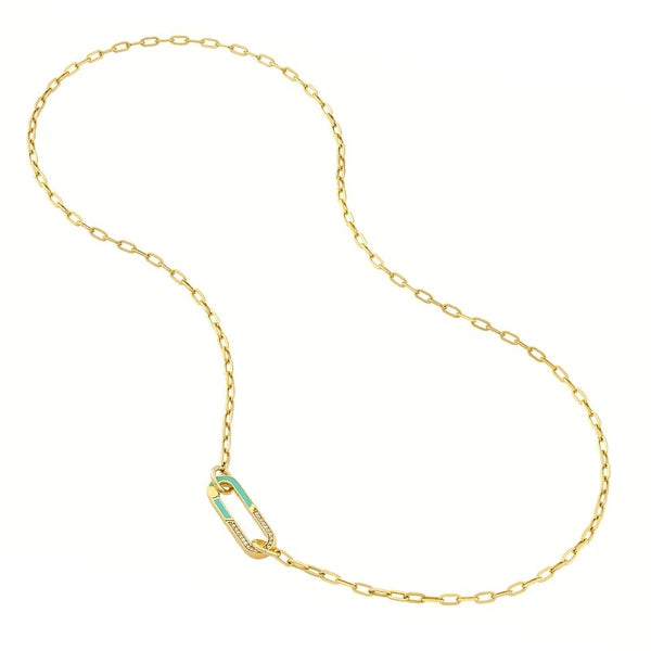 50/50 Diamond + Turq EN/Amel Push Lock
