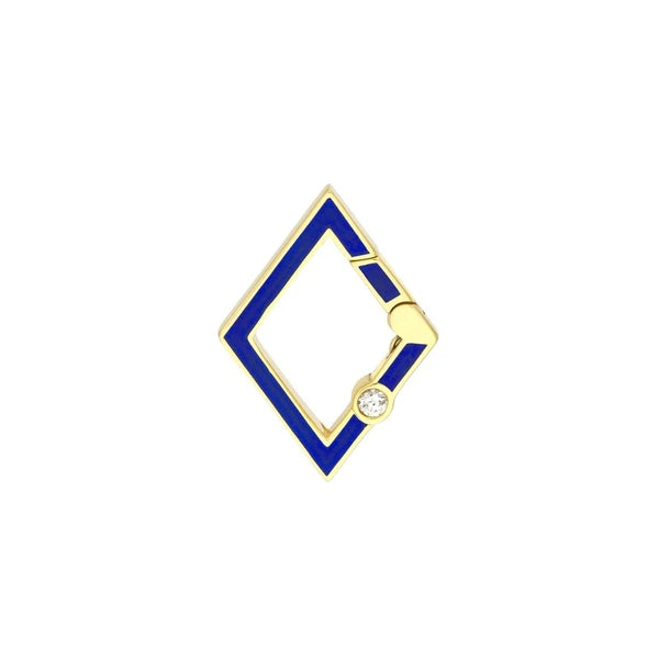Diamond Bezel N/Avy EN/Amel Rhombus Push Lock