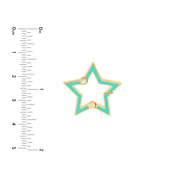 Diamond Bezel Turq EN/Amel Star Push Lock