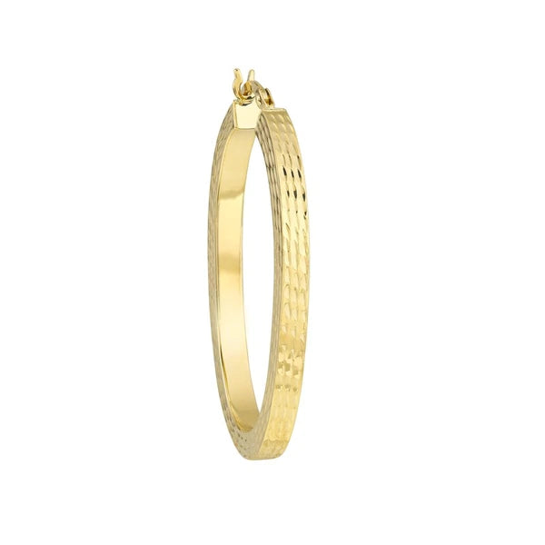 35mm Square Tube D/C Finish Oval Hoop