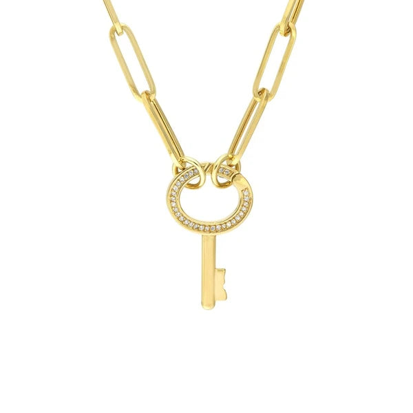 Diamond Oval Key Push Lock