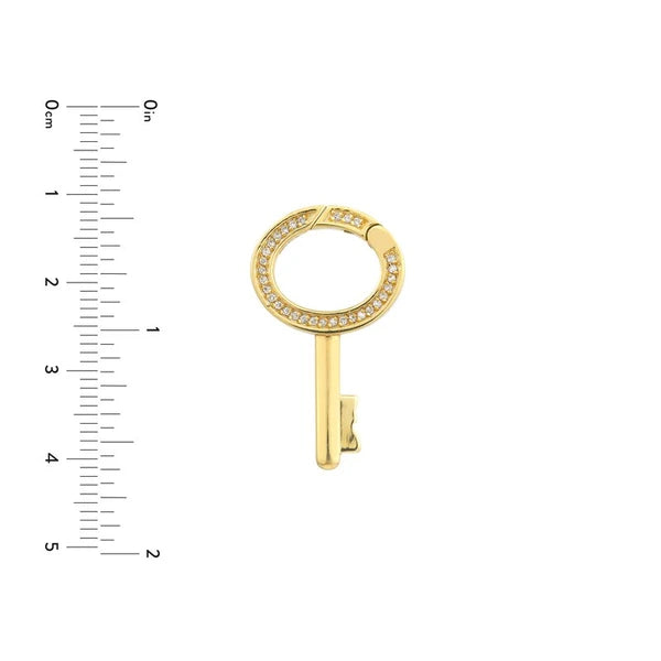 Diamond Oval Key Push Lock
