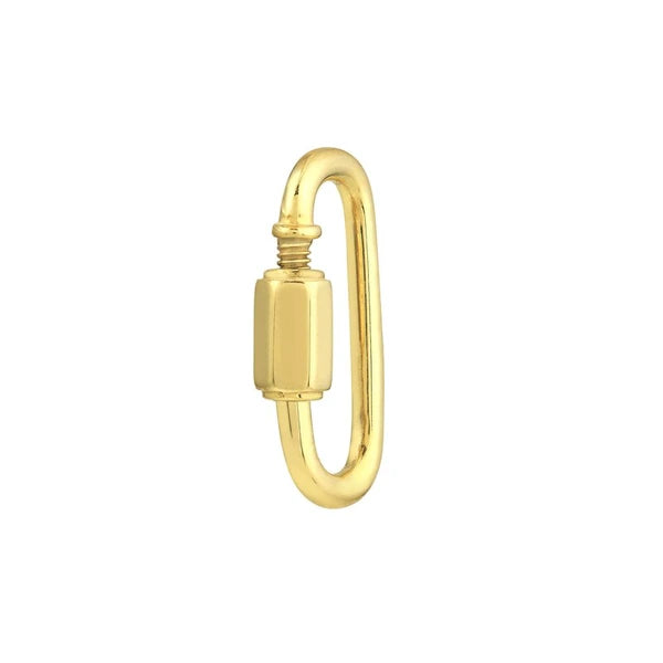 Oval Clasp w/Hexagon Twist Closure