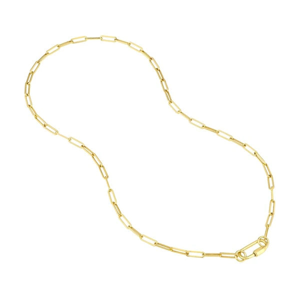 Oval Clasp w/Hexagon Twist Closure