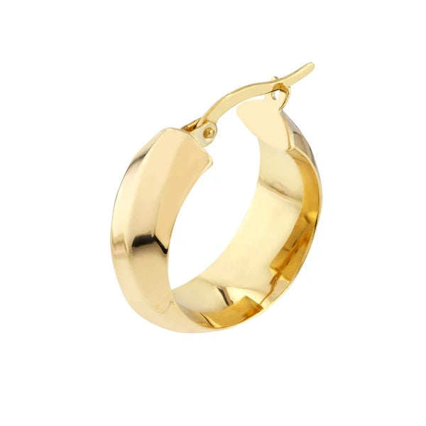 Double Side Wide Round Hoops