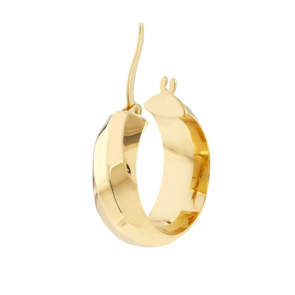 Double Side Wide Round Hoops