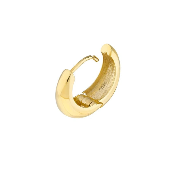 Graduated Small Puff Hoop Earrings