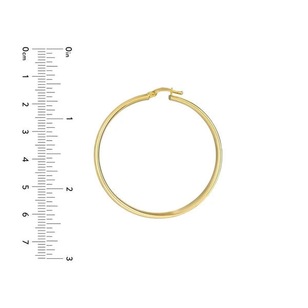 40MM ROUND POLISHED HOOP