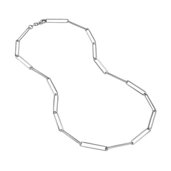 4.32mm Long Square Paper Clip Chain