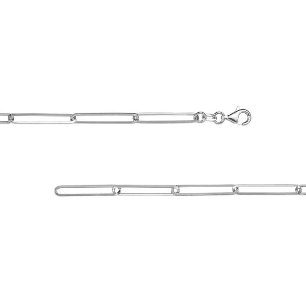 4.32mm Long Square Paper Clip Chain