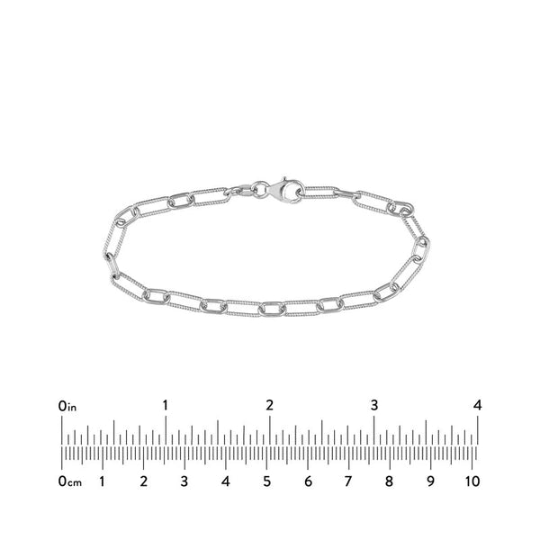 4.35mm Smooth and Twisted Paper Clip Chain
