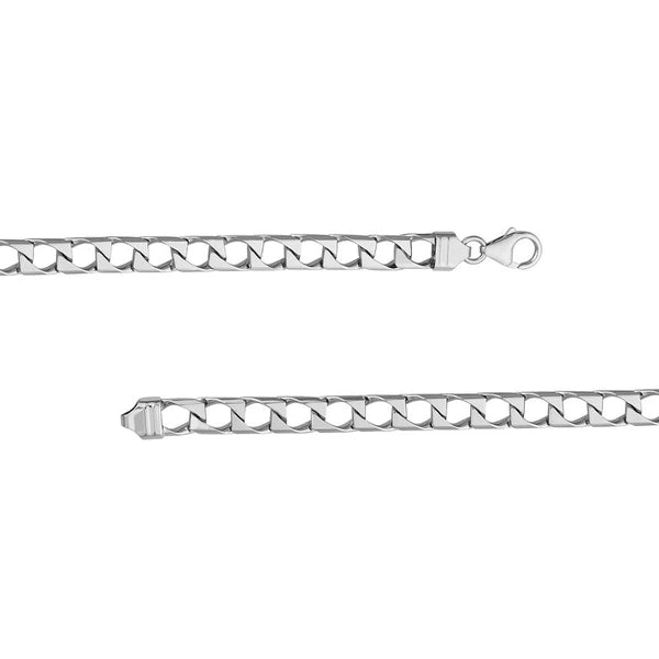 11.7mm Square Curb Bracelet