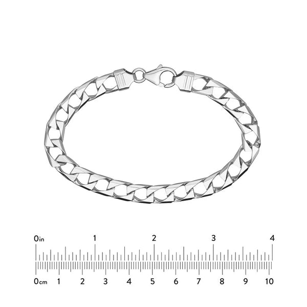 11.7mm Square Curb Bracelet