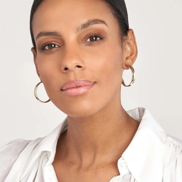 30mm Round Polished Hoops