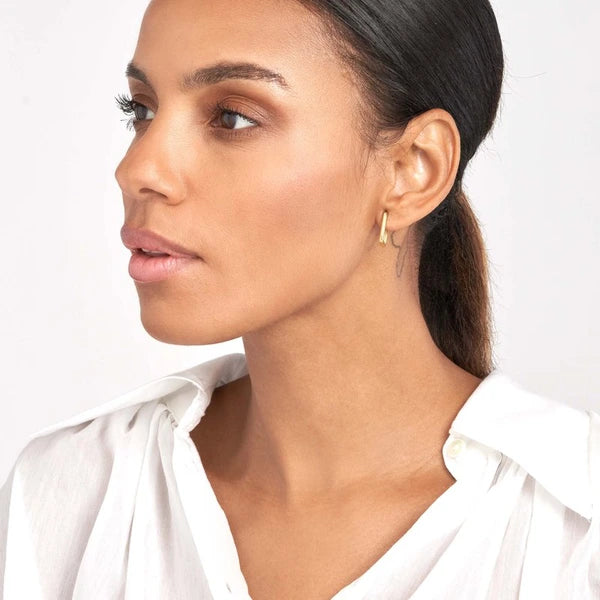 Square Frame Paper Clip Earrings