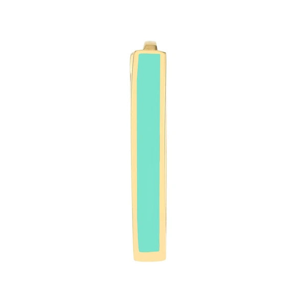 Lt Turquoise EN/Amel Baby Hoop Earrings