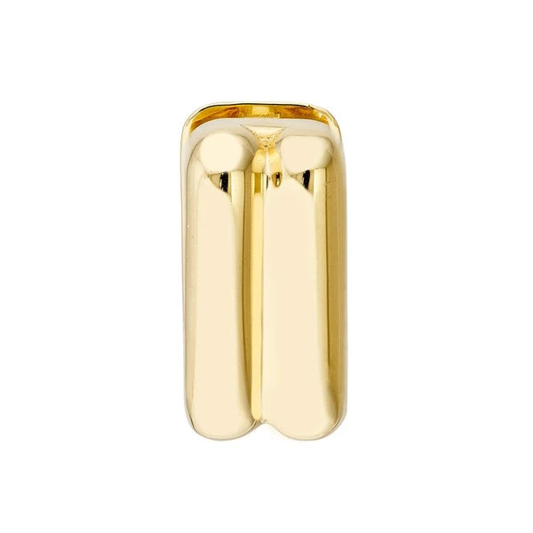 Square Double Row Hoop Earrings