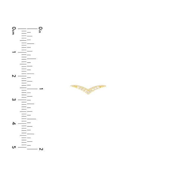 Diamond Wing Micro Stud Earrings