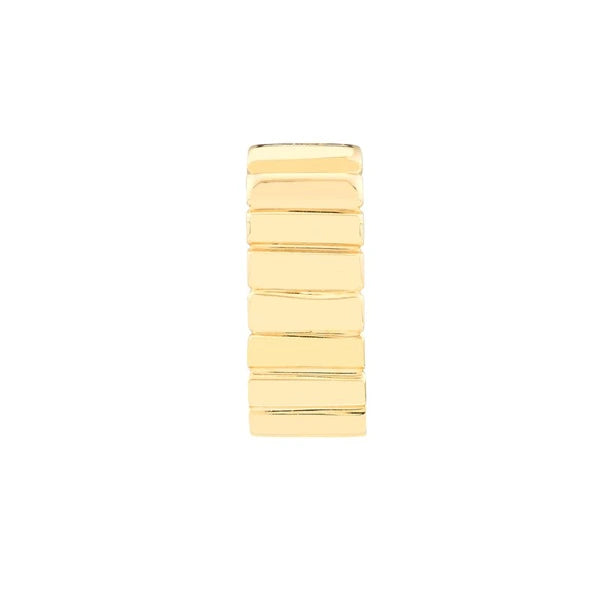 Ribbed Mini Hoop Earrings