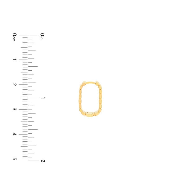 Ribbed Mini Hoop Earrings